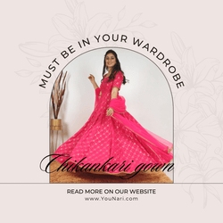 chikankari gown blog banner 