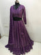 Ready to wear Purple Chikankari Lehenga Choli set