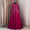 Ready to wear Royal Maroon Indowestern Dress