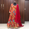 Ready to wear Multi Colour Printed Embrodaired Gown Dress