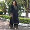 black kurti with plazzo set 