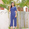 Western wear jumpsuit clothing for women's