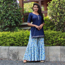 cotton sharara design