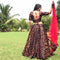 lehnga choli with net orgenza dupatta