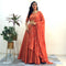 Ready to wear coral peach lehenga choli set