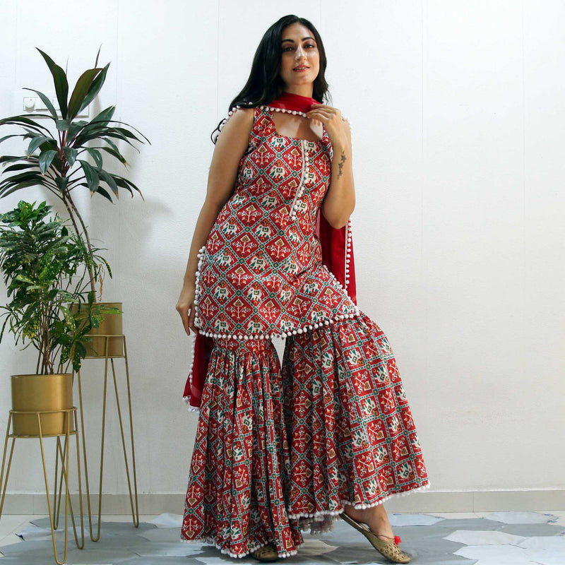 12424 NEW HEAVY PRINT SEQUENCE WORK WEDDING DESIGNER SHARARA SUIT FOR WOMEN  - Reewaz International | Wholesaler & Exporter of indian ethnic wear  catalogs.