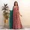 Ready to wear rajwadi printed Gown