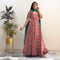 Ready to wear rajwadi printed Gown