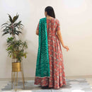 Ready to wear rajwadi printed Gown