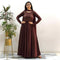 Ready to wear Brown shaded Handwork Gown