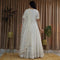 Ready to wear Off white Lucknowi Chikankari Annarkali Gown