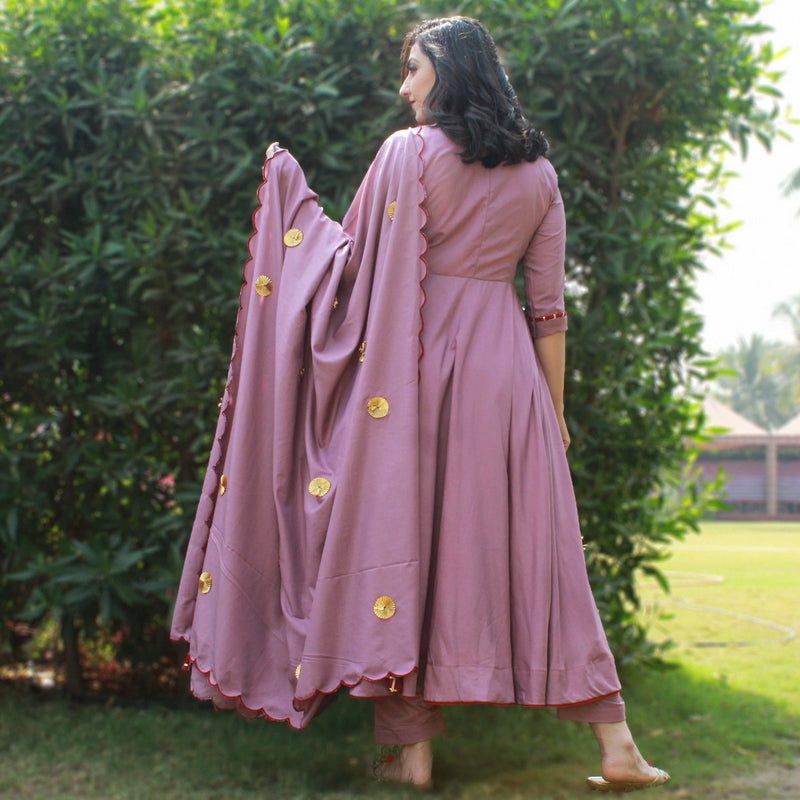 maslin cotton zalar dress suit set younari
