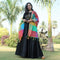 black panther long gown with dupatta