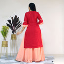 Ready to wear Red Butterfly Dress