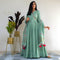 Ready to wear Neptune Green gown