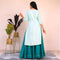 Ready to wear Sky leaf suit set