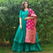 Ready to wear Rama pink suit set