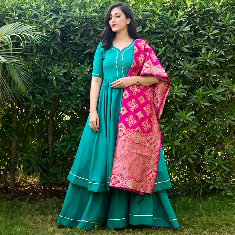 Ready to wear Rama pink suit set