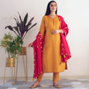 Ready to wear Gold Mustard suit set