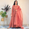 Ready to peach pom pom gown