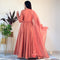 Ready to peach pom pom gown