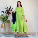 Ready to wear Kiwi Green suit set