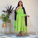 Ready to wear Kiwi Green suit set