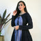 Ready to wear navy indigo indowestern Dress