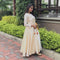 party wear long gown with sleeves