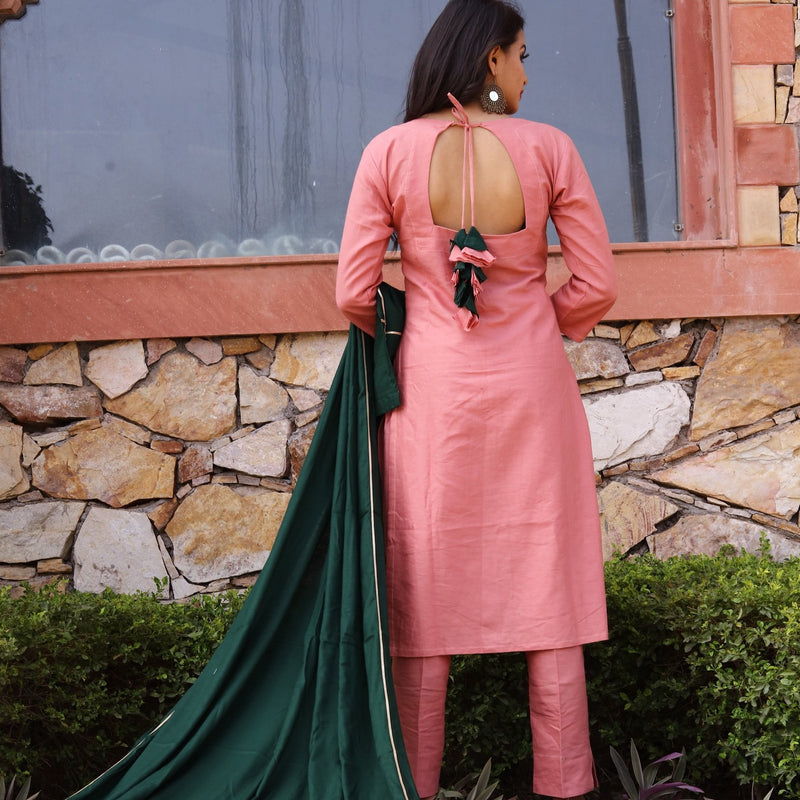 backless dress with tassels 