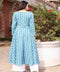 back view of kurta plazo bunaai